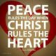 Peace rules the day heart