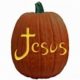 October pumpkin Jesus